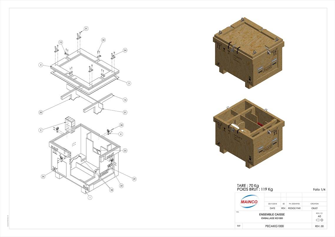 Emballage Industriel Caisse Bois Et Conditionnement Alt Mainco